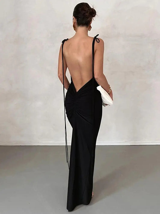 Sexy Backless Women's Party Dress
